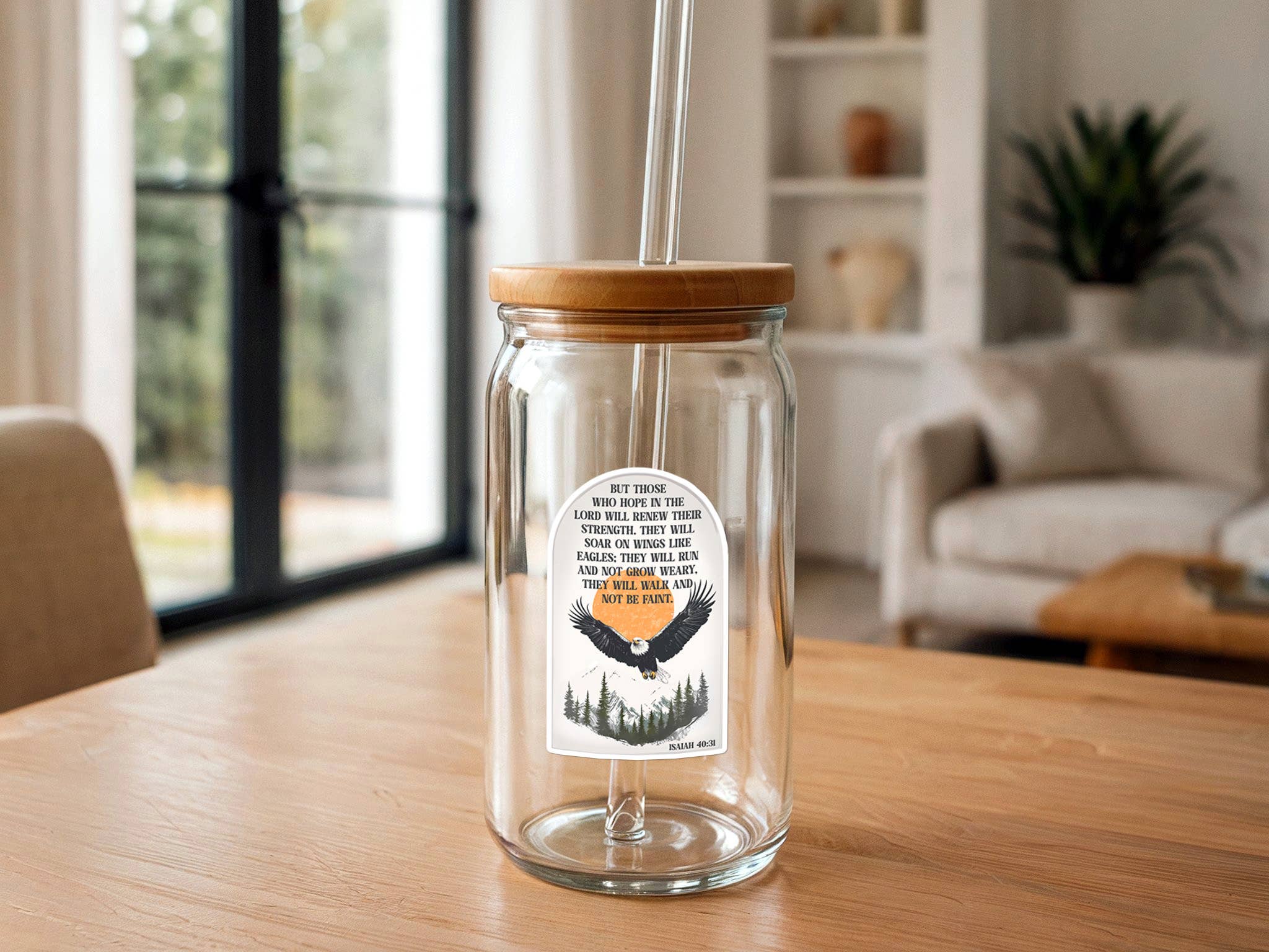 Missional Merch - Those Who Hope In the Lord | Isaiah 40:31 Scripture Sticker