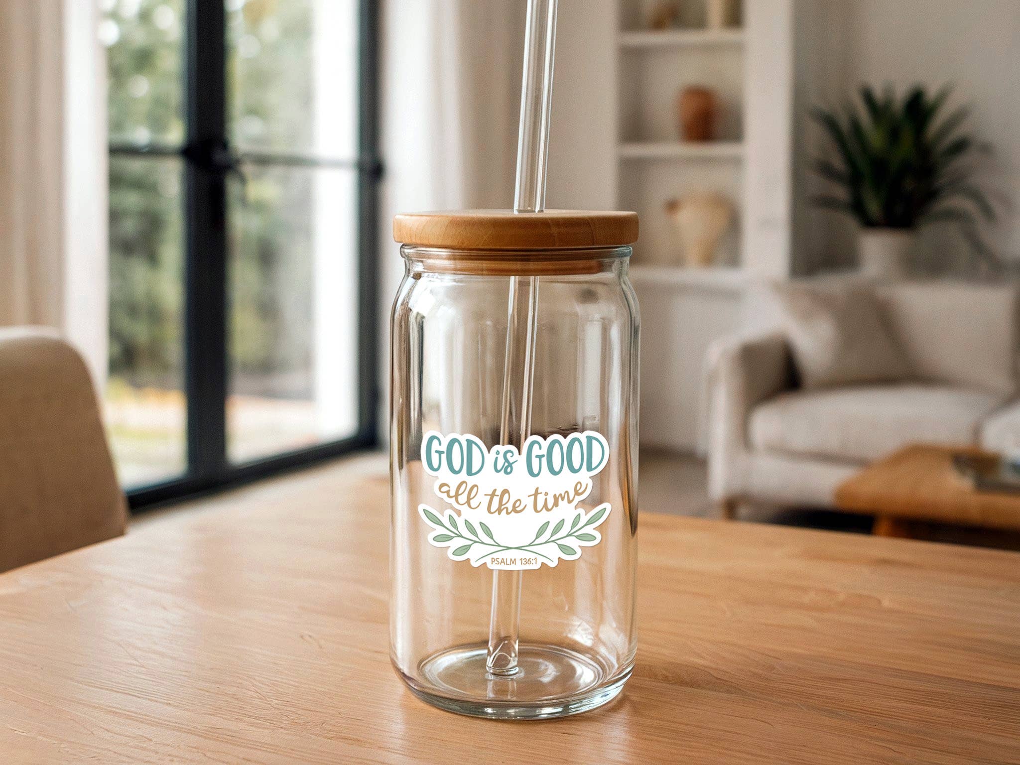 Missional Merch - God is Good All The Time | Vinyl Christian Sticker