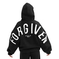 Rosa Clothing - FORGIVEN Printed Oversized Hooded Sweatshirt