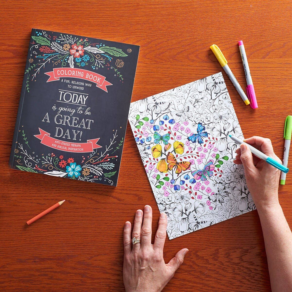 Christian Art Gifts - Coloring Book A Great Day