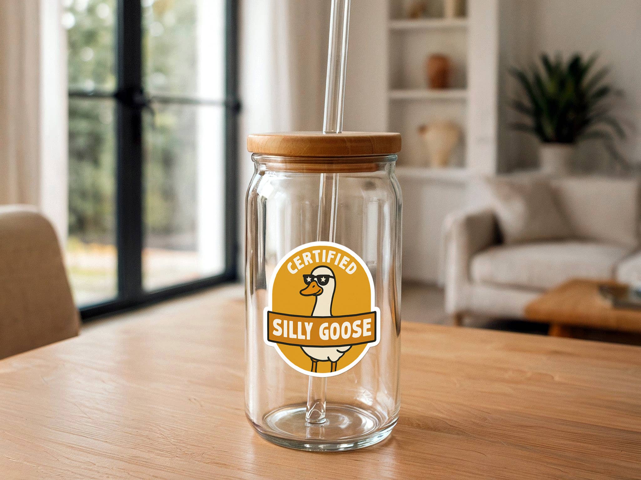 Missional Merch - Certified Silly Goose | Funny Silly Goose Sticker | Vinyl