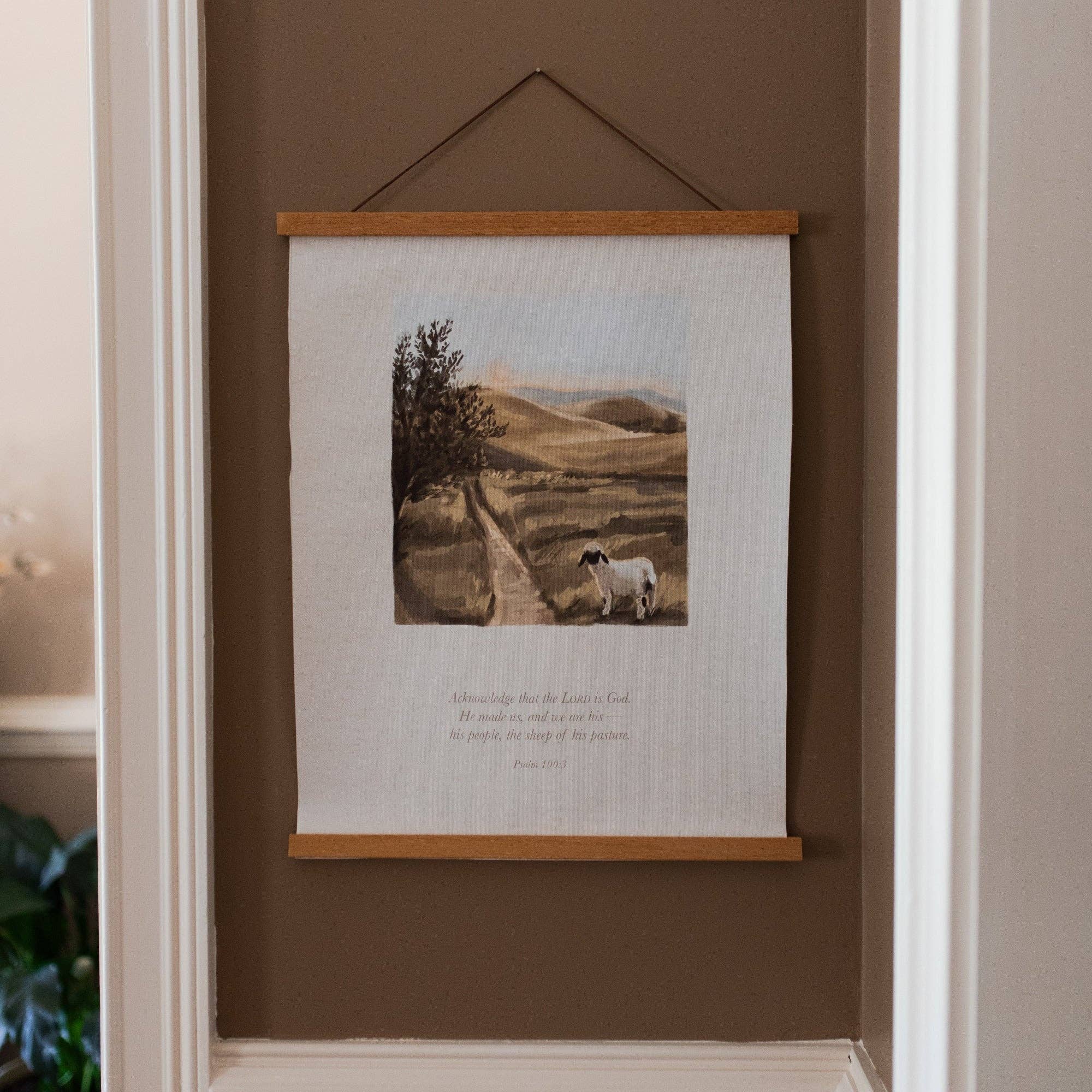 The Daily Grace Co - Sheep of His Pasture Hanging Canvas