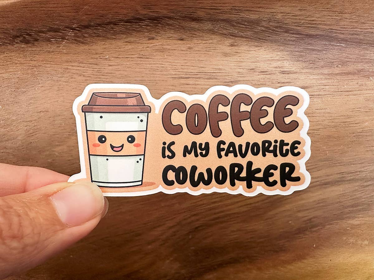 Missional Merch - Coffee Sticker | Favorite Coworker | Funny Sticker | Boss