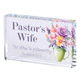 Dicksons - Tabletop Glass Pastors Wife 4X2.5