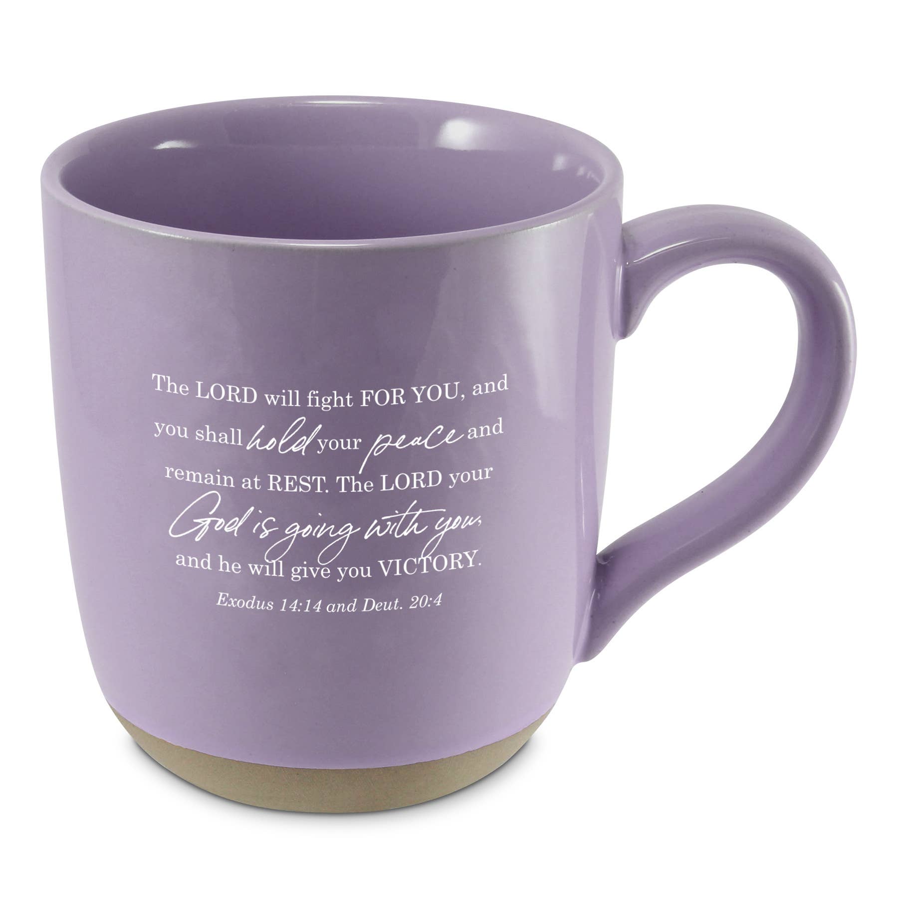 Dicksons - LCP Mug Give Your Battles To God Purple