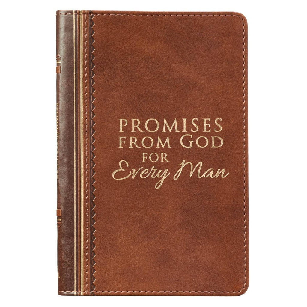 Christian Art Gifts - Gift Book Promises From God for Every Man Faux Leather