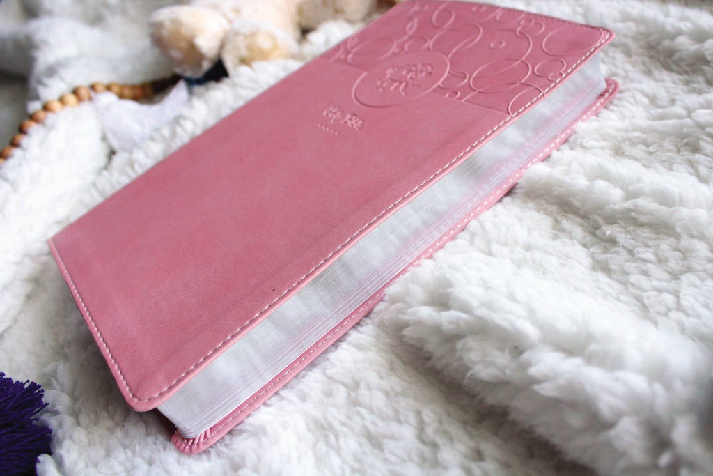 HarperCollins Christian Publishing - NIV Baby Gift Bible Leathersoft Pink (Keepsake Edition)