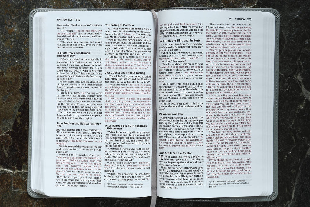 HarperCollins Christian Publishing - NIV Bible for Kids, Leathersoft, Gray