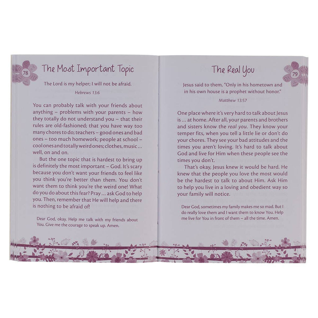 Christian Art Gifts - Kid Book Mini Devotions for Girls Softcover