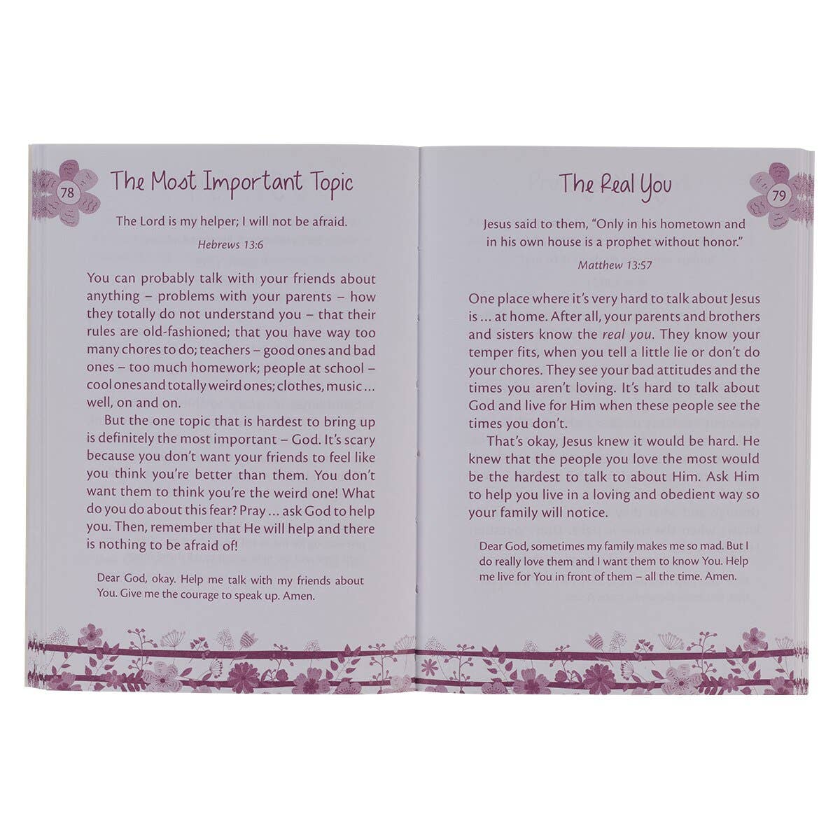 Christian Art Gifts - Kid Book Mini Devotions for Girls Softcover