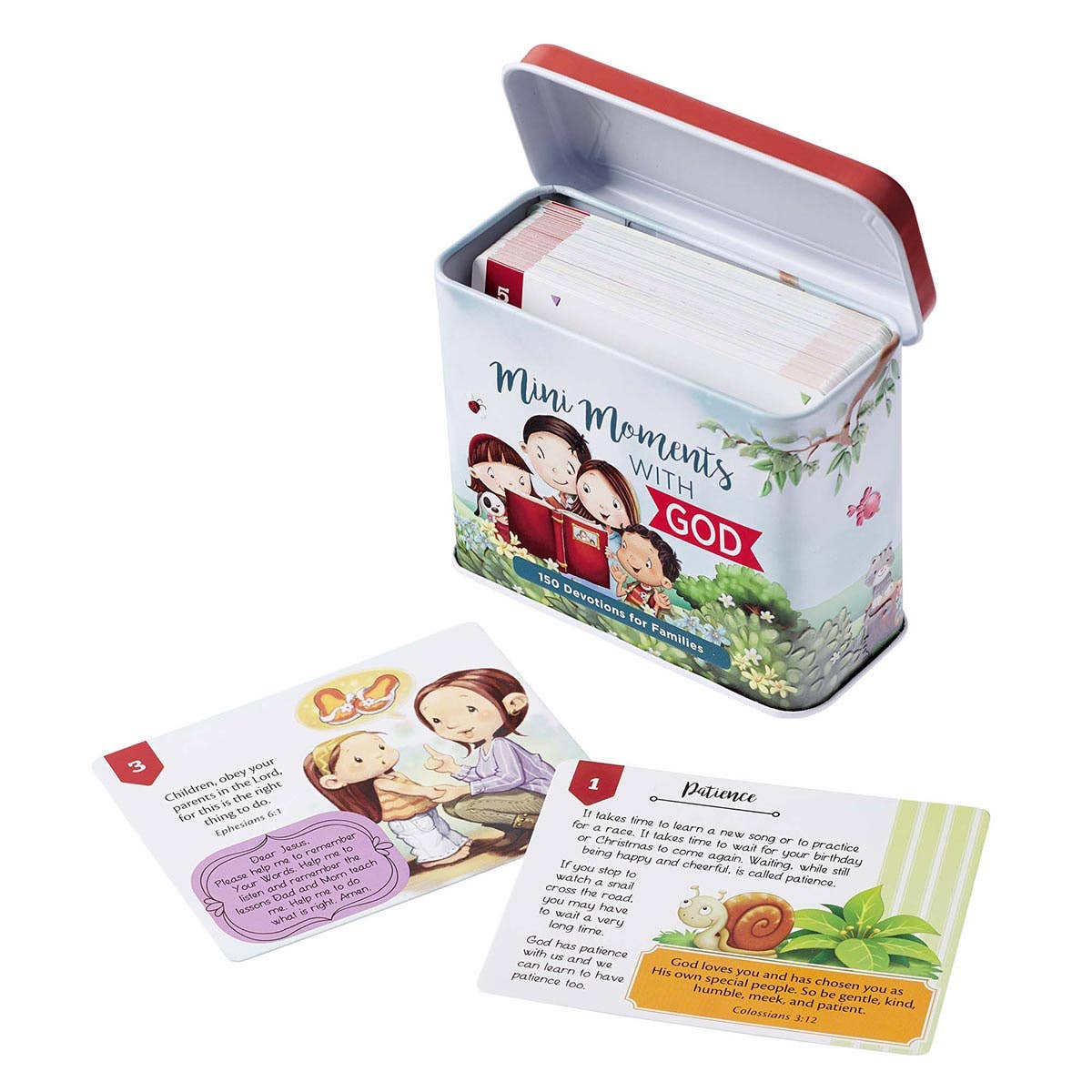 Christian Art Gifts - Cards in Tin Mini Moments with God