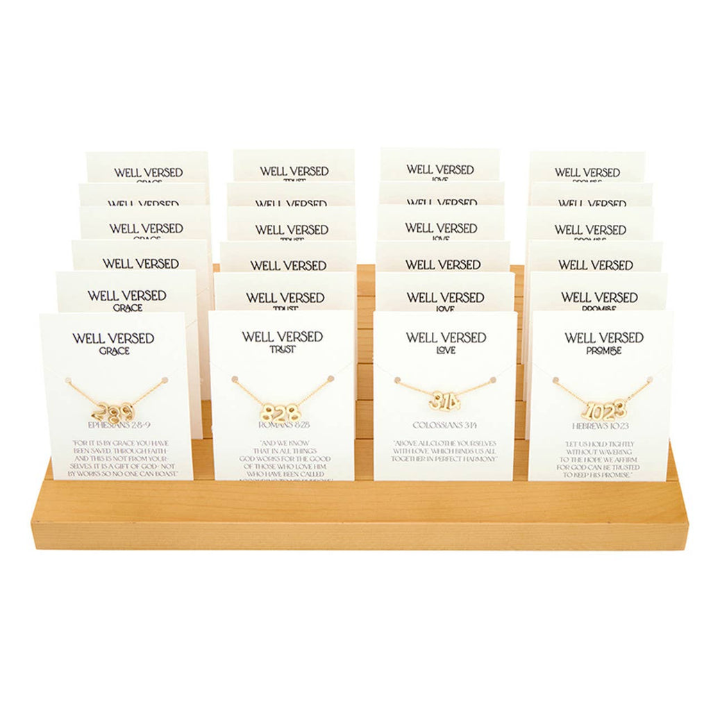Faithworks by Creative Brands - Verse Necklace Filled Display - Spring 25