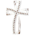 Dicksons - RUSTIC WOOD LOOK RESIN WALL CROSS 9.5"