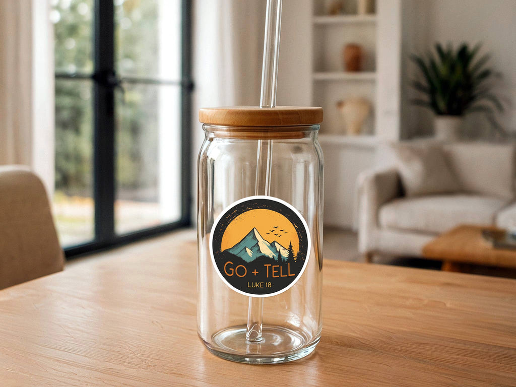 Missional Merch - Go Tell It On The Mountain | Christian Scripture Sticker