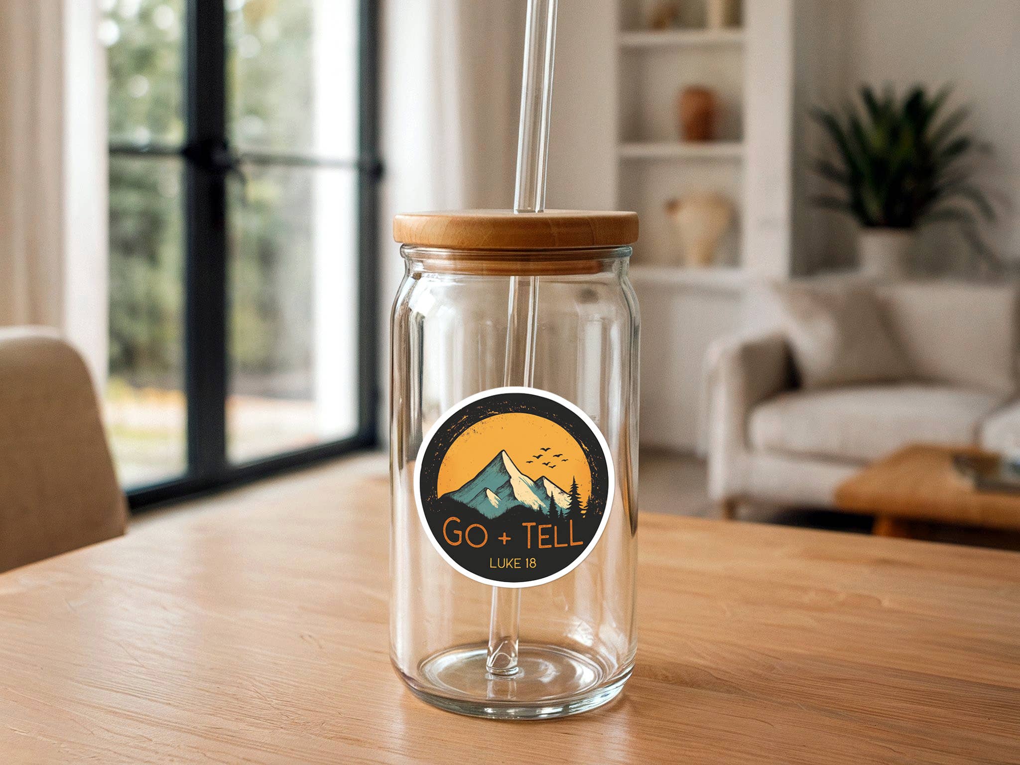 Missional Merch - Go Tell It On The Mountain | Christian Scripture Sticker