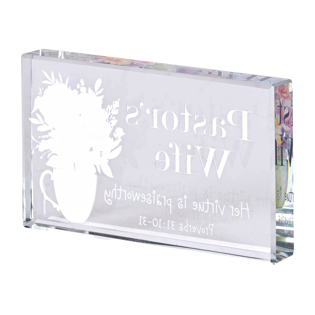 Dicksons - Tabletop Glass Pastors Wife 4X2.5