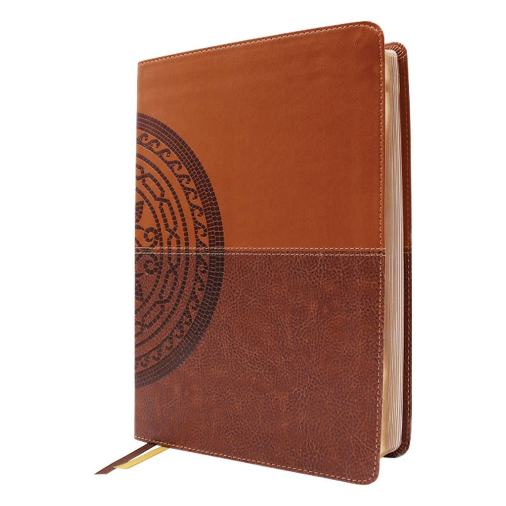 HarperCollins Christian Publishing - NIV Application Bible Leathersoft Brown Red Letter
