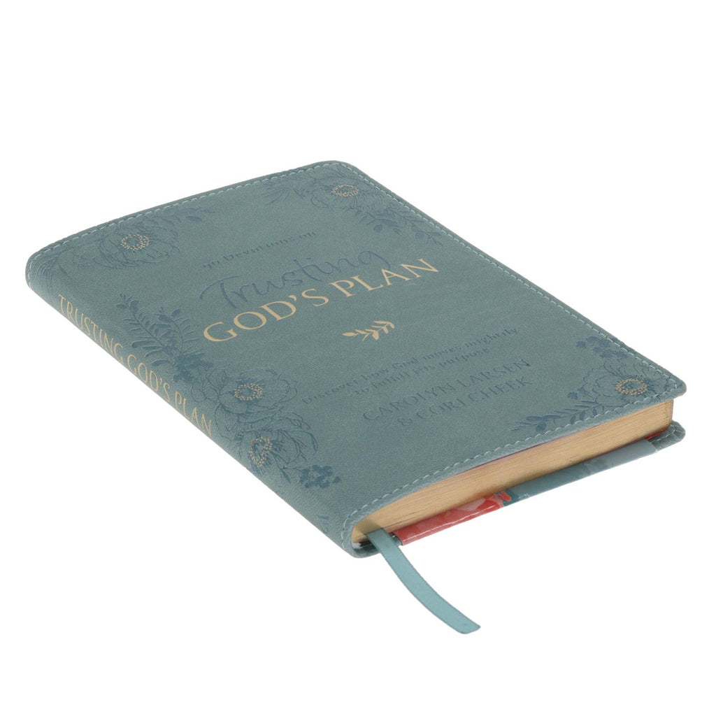 Christian Art Gifts - Devotional Trusting God's Plan Faux Leather