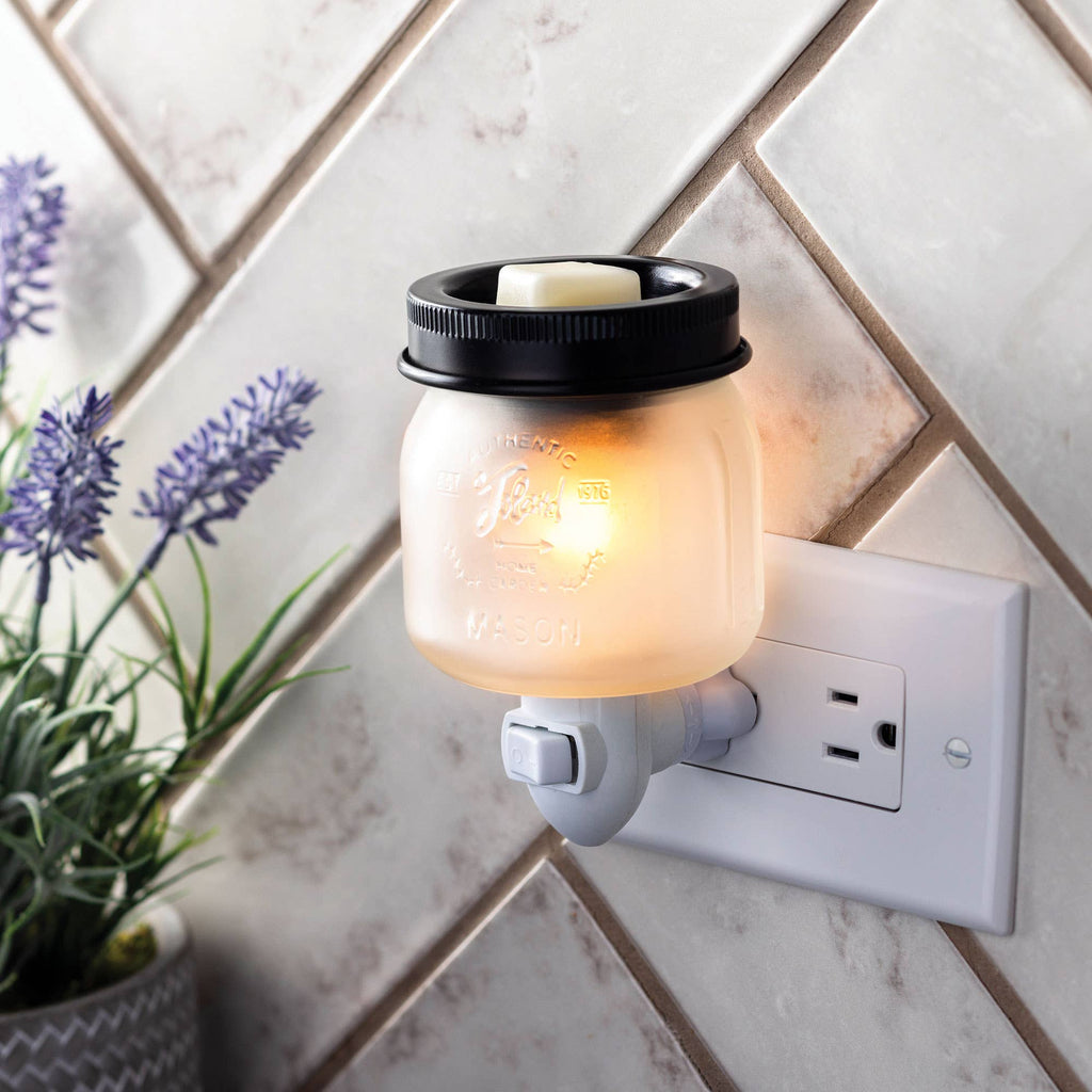 Candle Warmers Etc. - Glass Mason Jar Pluggable Fragrance Warmer