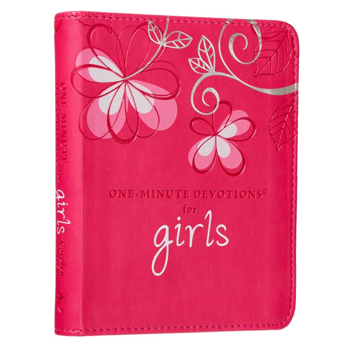 Christian Art Gifts - One-Minute Devotions for Girls Faux Leather