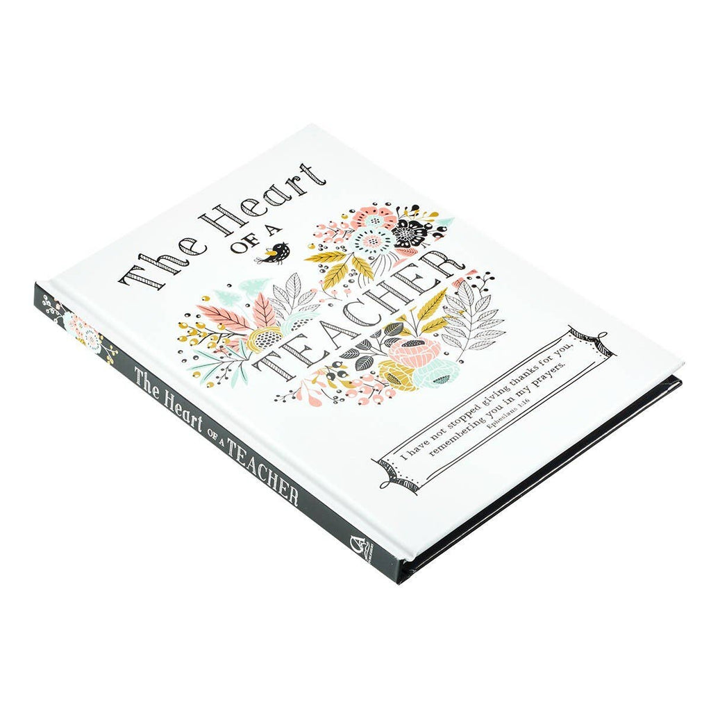 Christian Art Gifts - Gift Book Heart of a Teacher Padded Hardcover