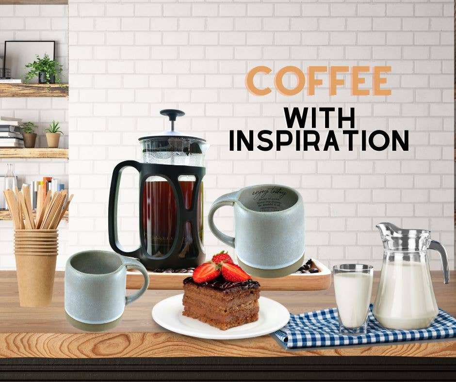 Dicksons - LCP Coffee Mug Enjoy Today Stone Gray