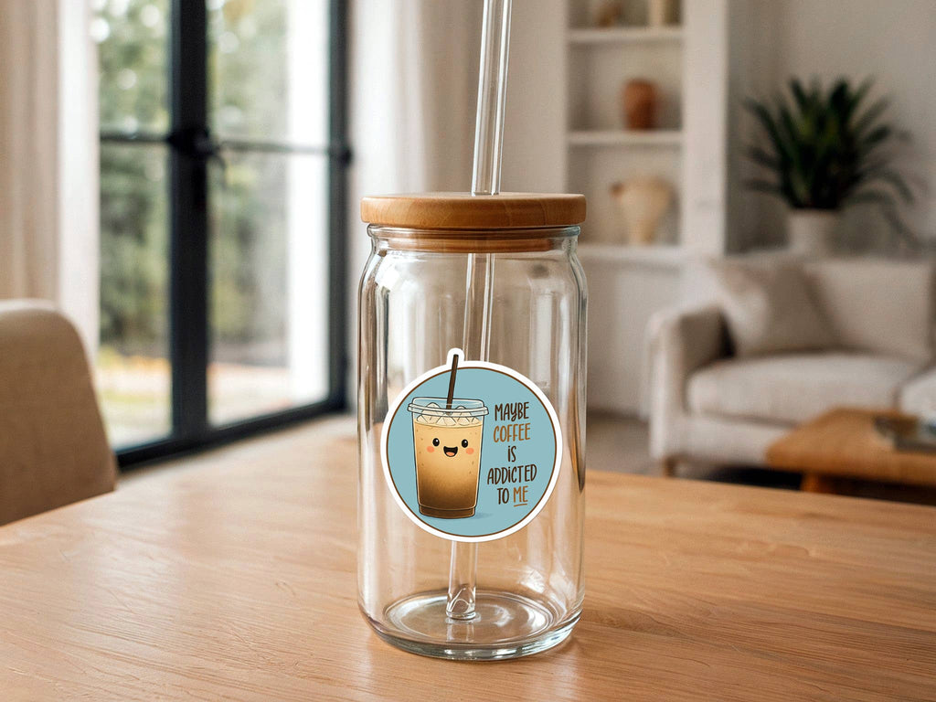 Missional Merch - Coffee Shop Merchandise | Addicted to Me | Funny Stickers