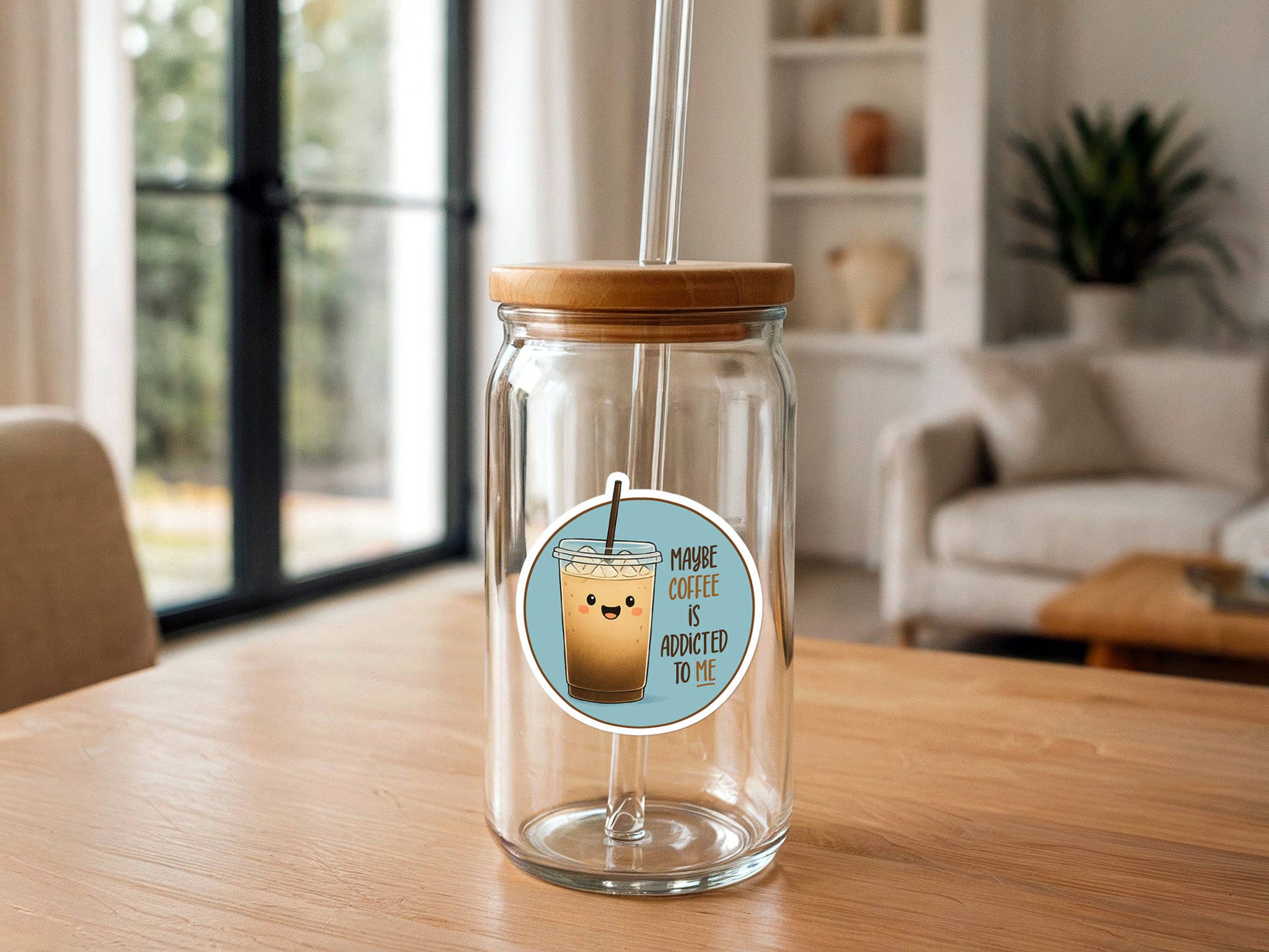 Missional Merch - Coffee Shop Merchandise | Addicted to Me | Funny Stickers