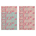 Christian Art Gifts - Bible Indexing Tabs Floral Pink & Teal