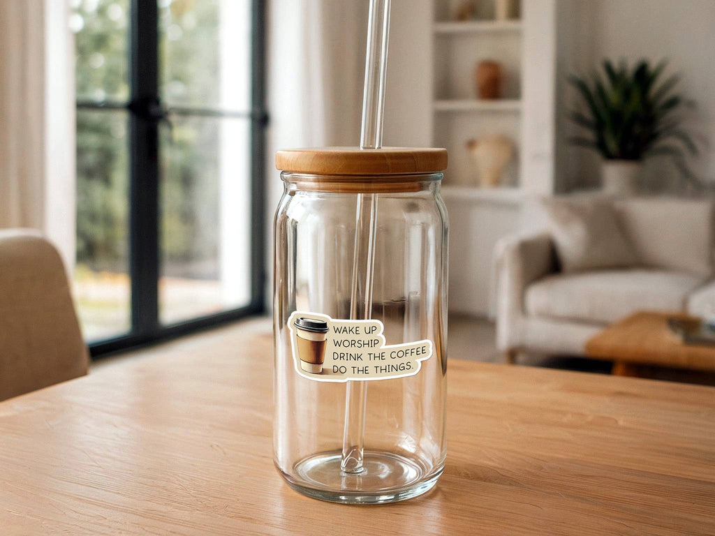 Missional Merch - Coffee Shop Merchandise | Morning List | Christian Sticker