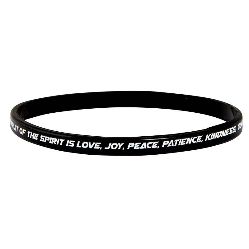 Faithworks by Creative Brands - Silicone Bracelet - Scripture Verses - 4pc