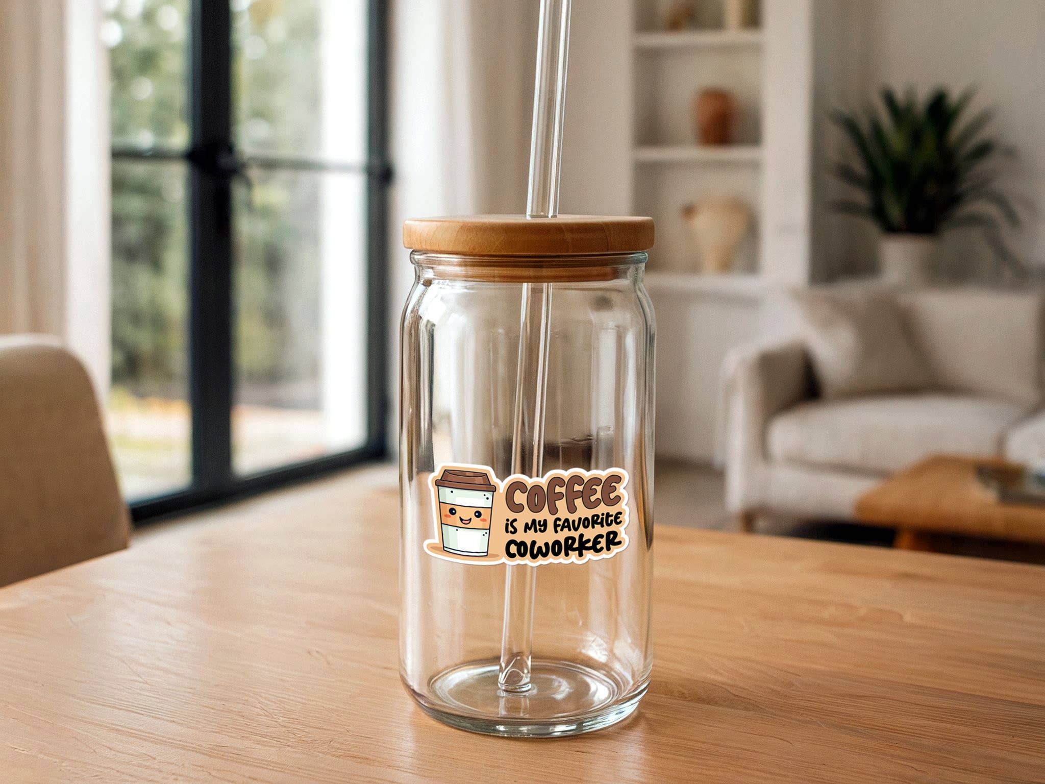 Missional Merch - Coffee Sticker | Favorite Coworker | Funny Sticker | Boss