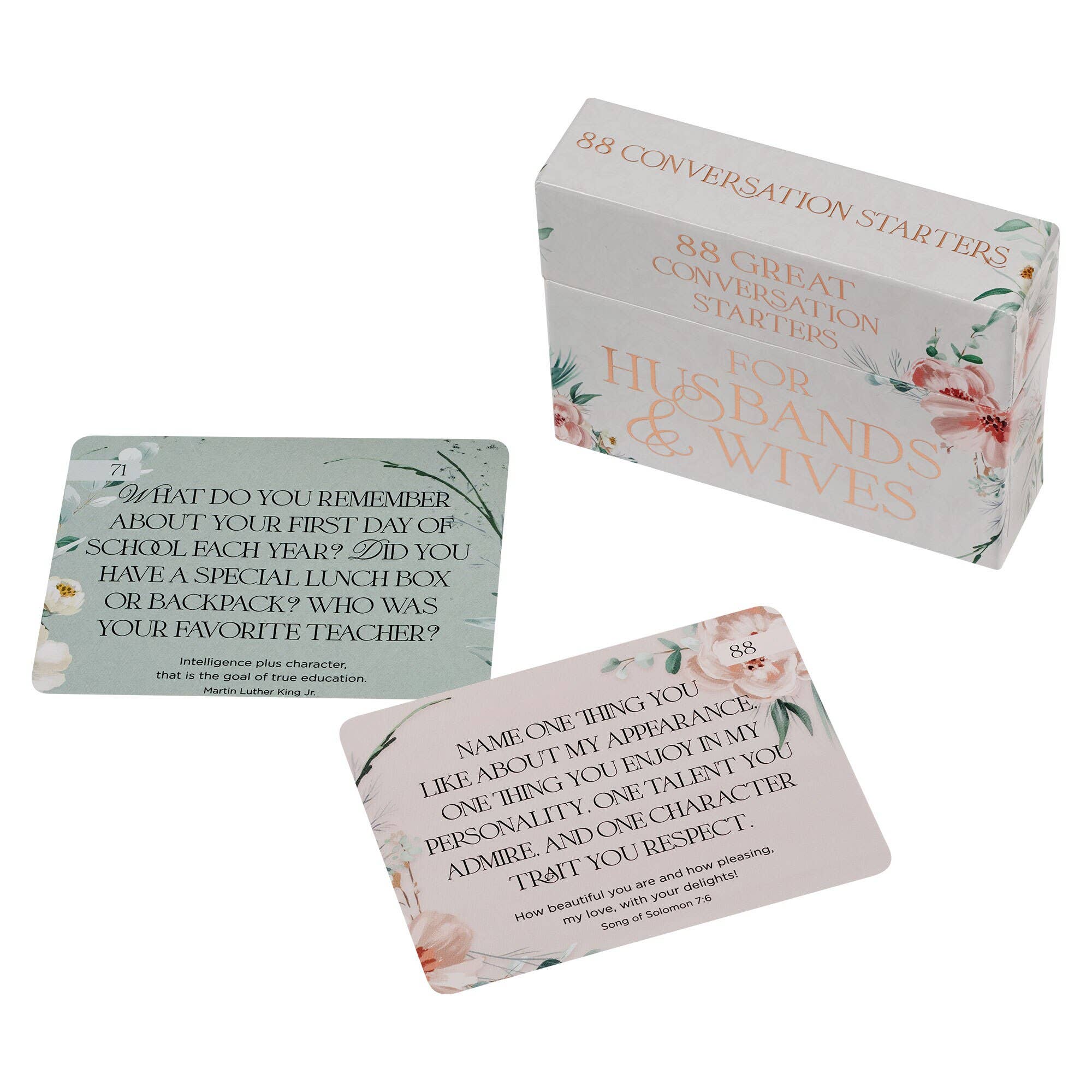 Christian Art Gifts - 88 Great Conversations Starters for Husbands & Wives