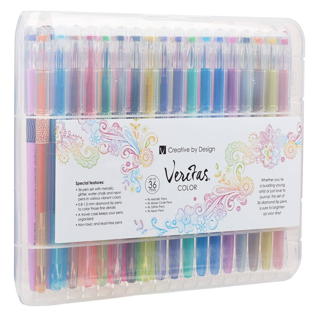 Christian Art Gifts - Gel Pen Set 36pc Assortment