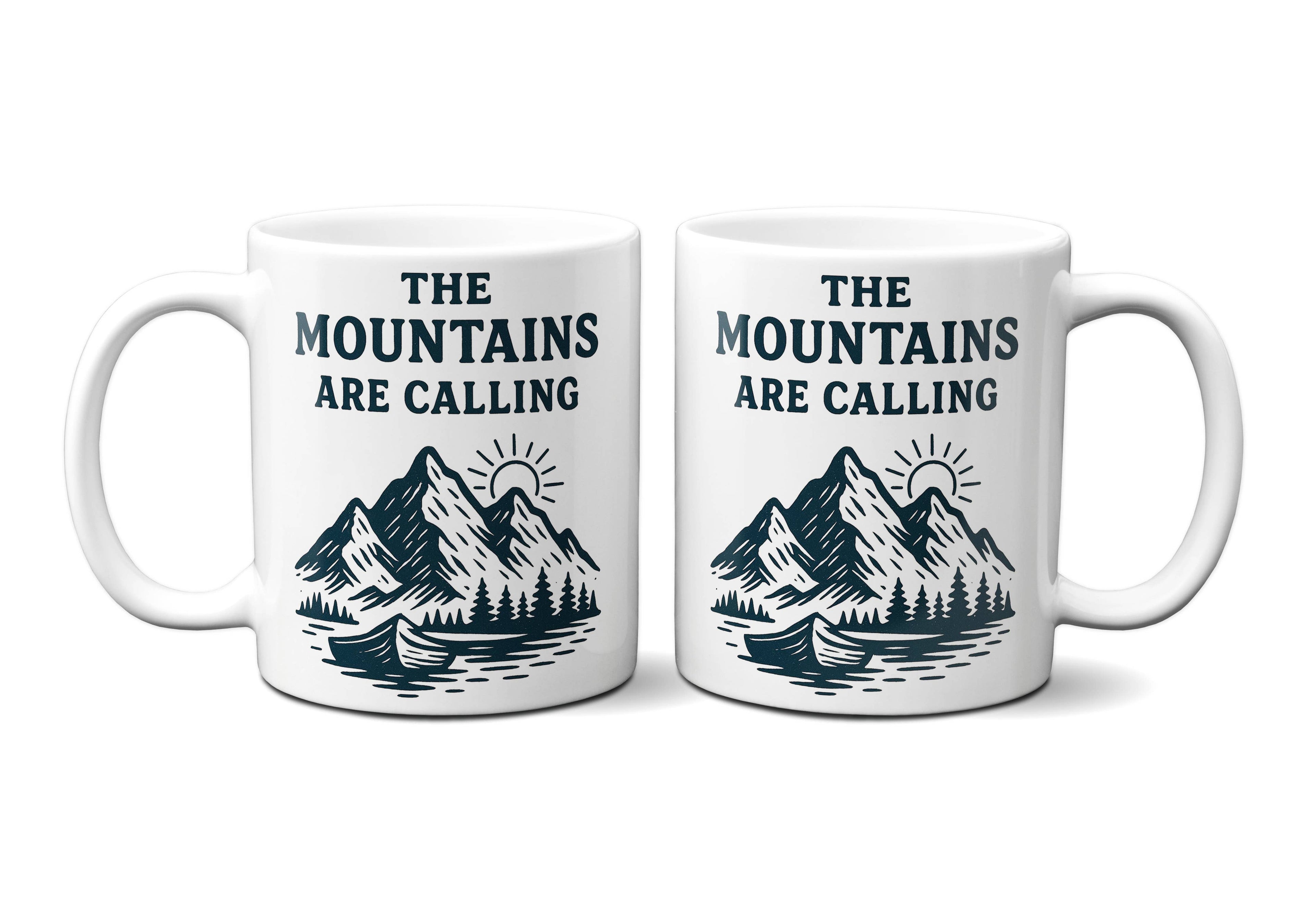 American Brand Studio - The Mountains Are Calling Graphic Mug