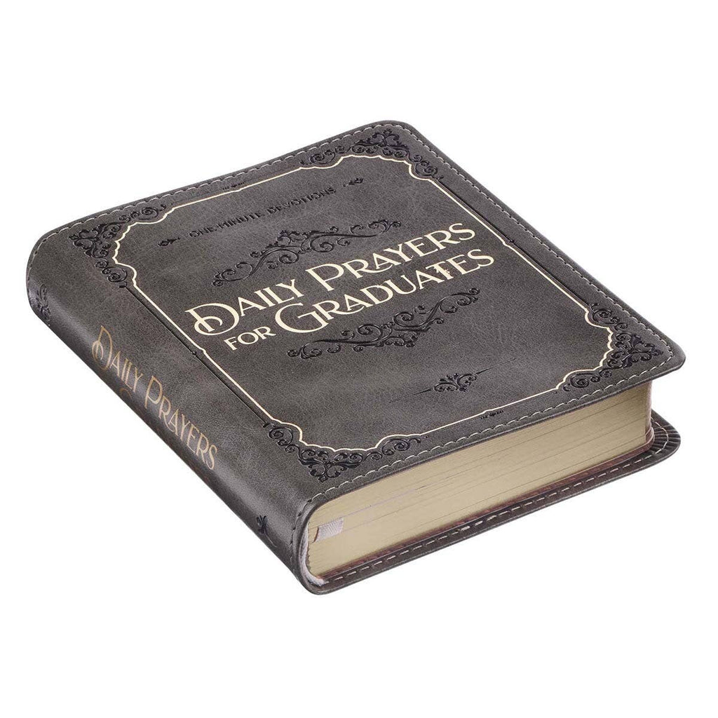 Christian Art Gifts - Devotional Daily Prayers for Graduates Faux Leather