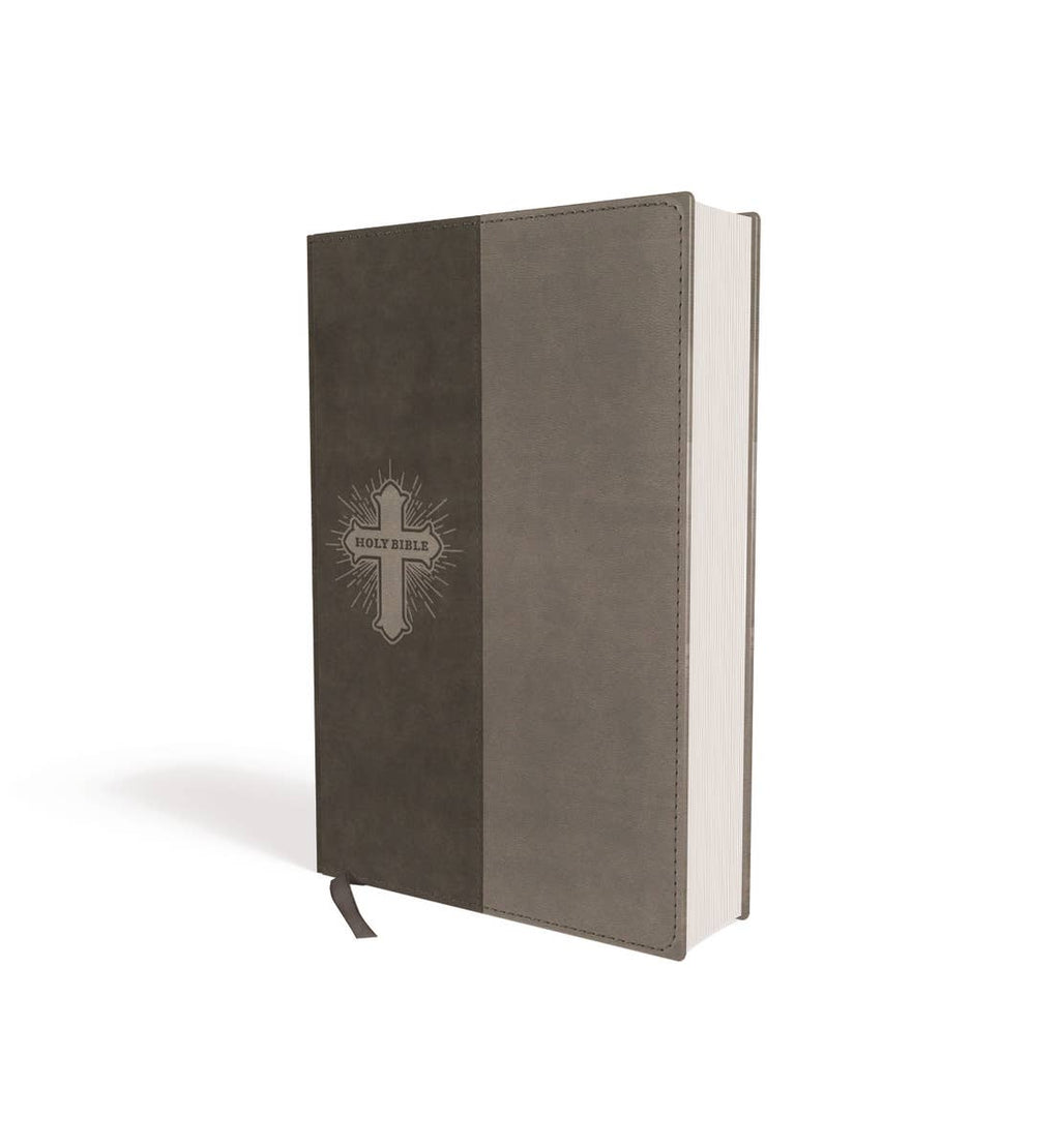HarperCollins Christian Publishing - NIV Bible for Kids, Leathersoft, Gray