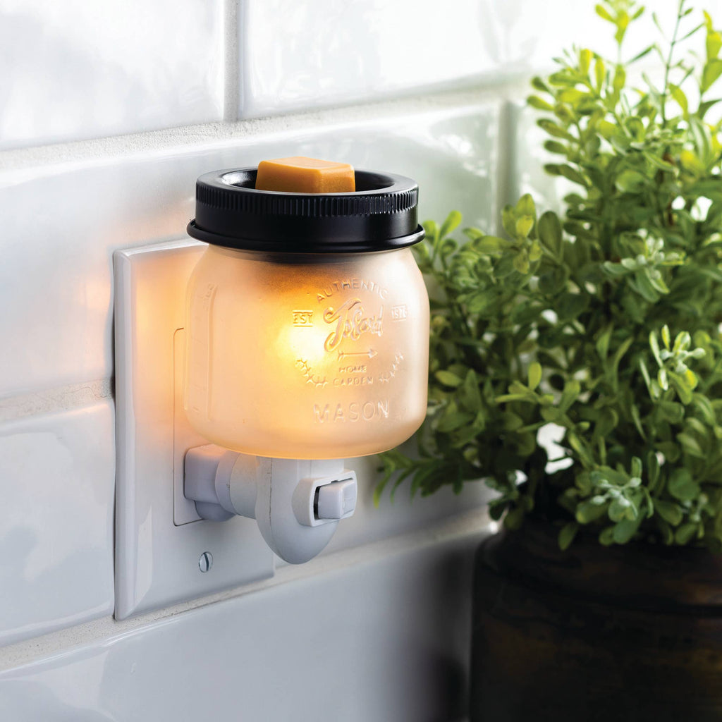 Candle Warmers Etc. - Glass Mason Jar Pluggable Fragrance Warmer