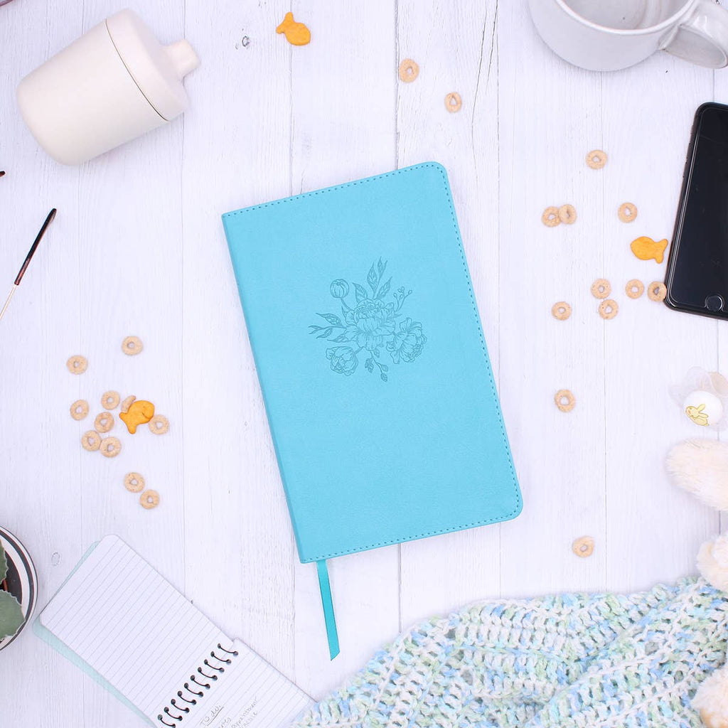HarperCollins Christian Publishing - NIV The Busy Mom's Bible, Leathersoft, Teal, Red Letter