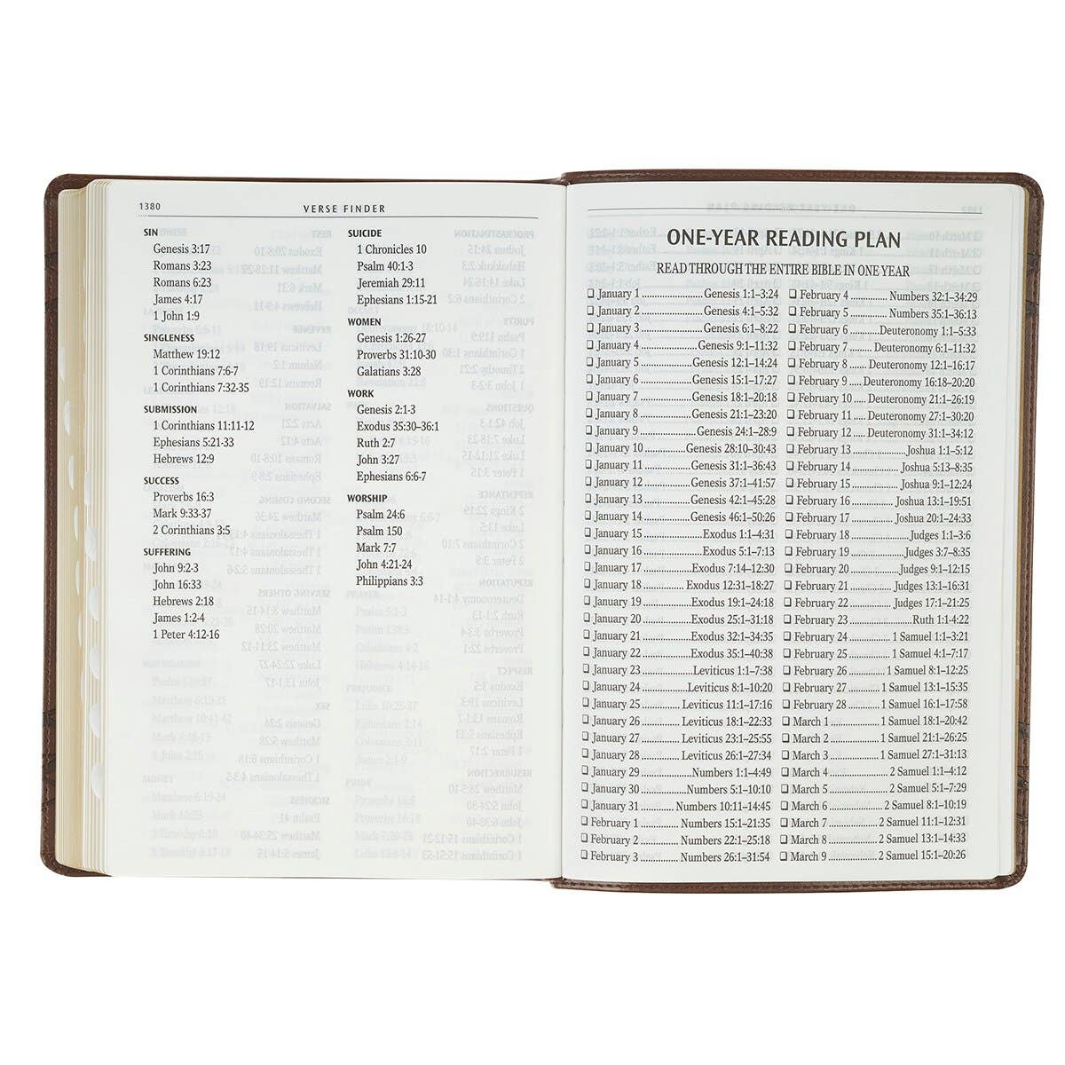 Christian Art Gifts - KJV Bible Giant Print Full-size Faux Leather, Crown/Amazing
