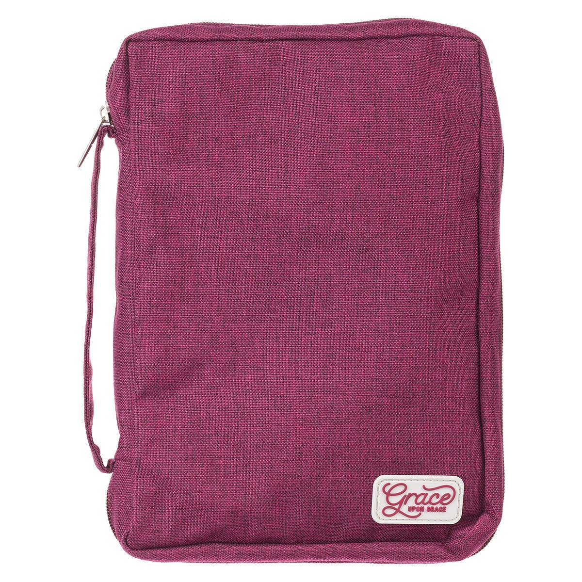 Christian Art Gifts - Bible Cover Value Plum Grace Upon Grace