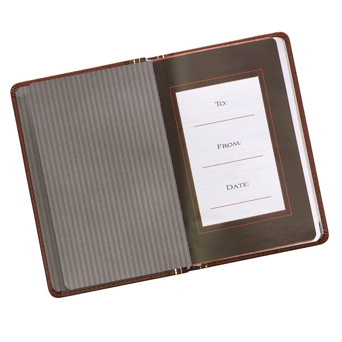 Christian Art Gifts - Gift Book Promises From God for Every Man Faux Leather