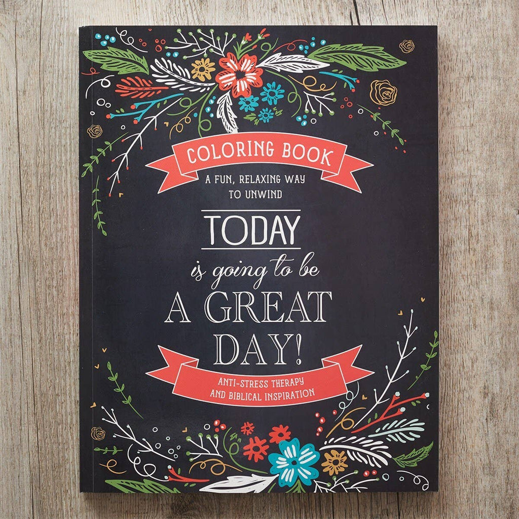 Christian Art Gifts - Coloring Book A Great Day