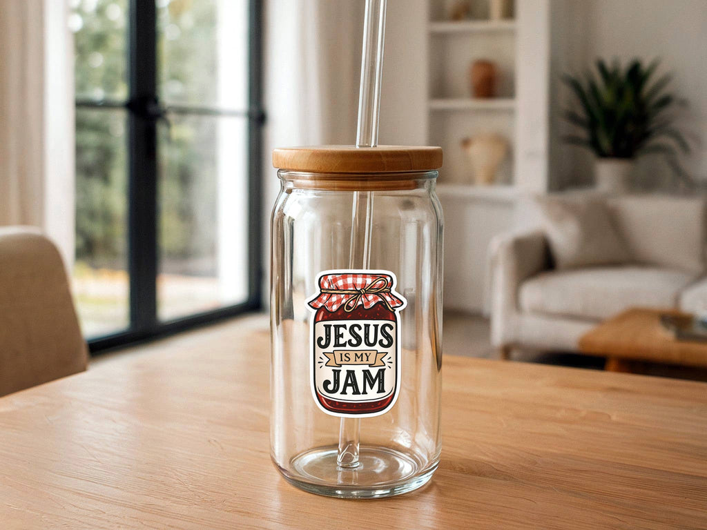Missional Merch - Jesus Is My Jam | Funny Christian Sticker | Southern