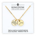 Faithworks by Creative Brands - Double Coin Necklace - Mountain