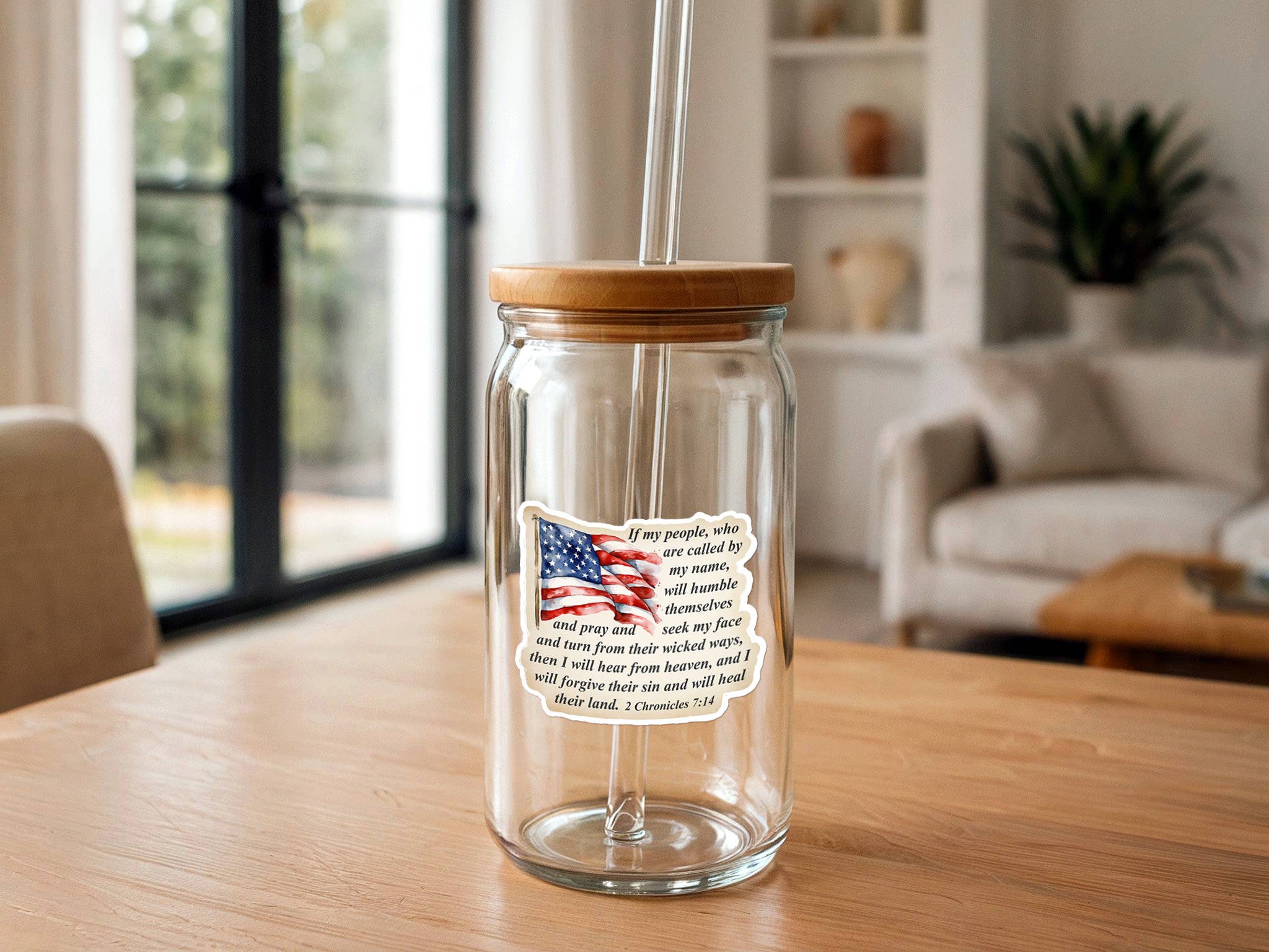 Missional Merch - I Will Heal Their Land | America | Vinyl Christian Sticker