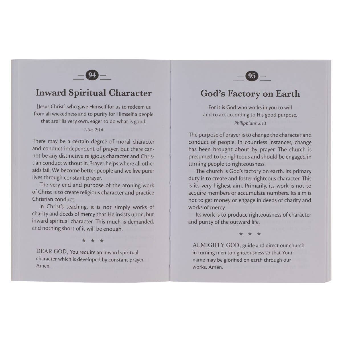 Christian Art Gifts - Mini Devotions The Power of Prayer Softcover
