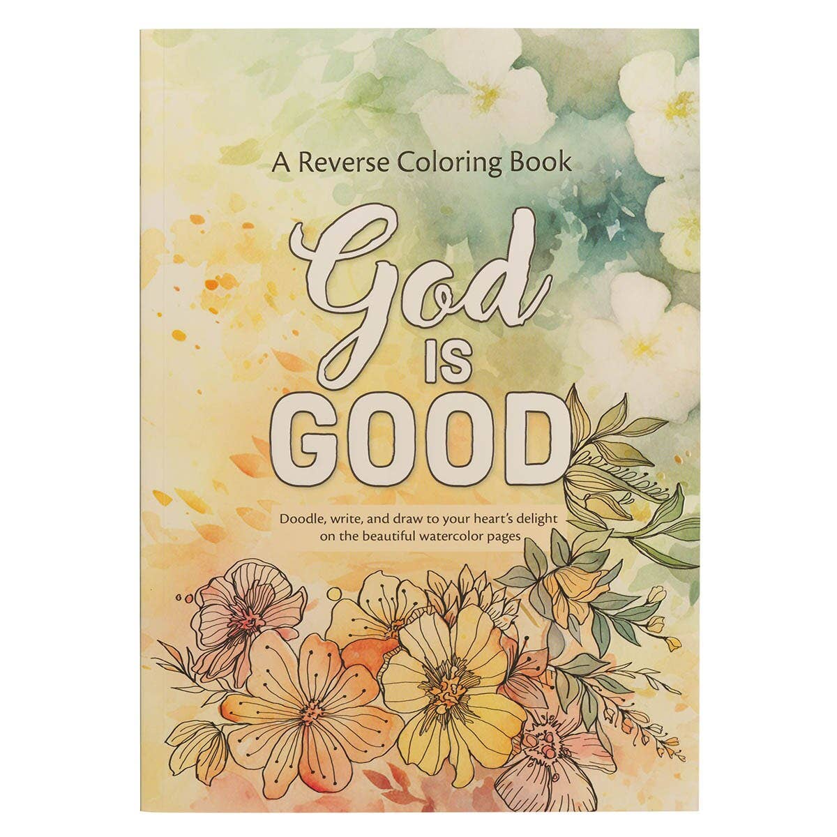 Christian Art Gifts - Coloring Book God is Good  - Reverse