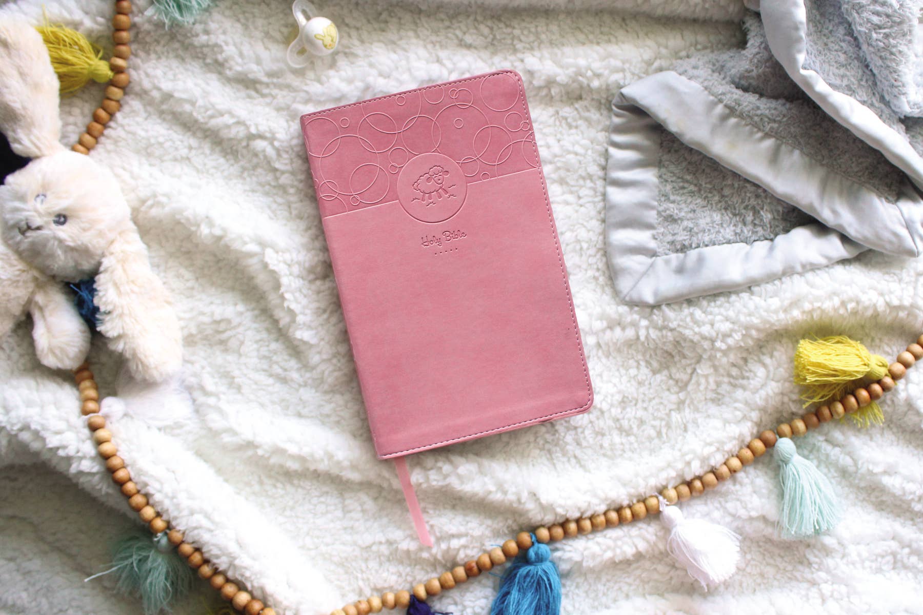 HarperCollins Christian Publishing - NIV Baby Gift Bible Leathersoft Pink (Keepsake Edition)