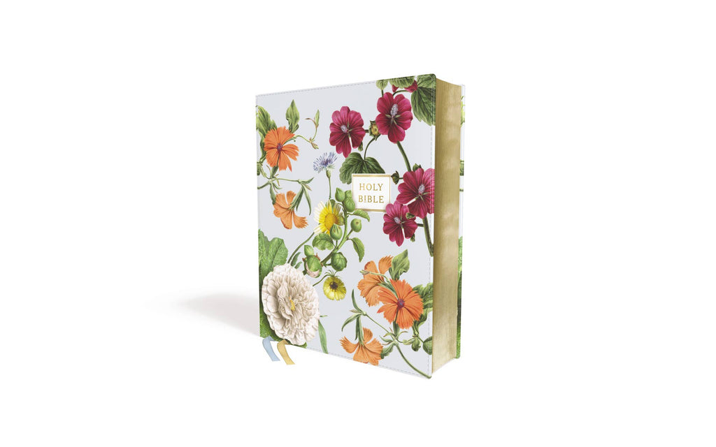 HarperCollins Christian Publishing - NIV Artisan Collection Bible Leathersoft Blue Floral